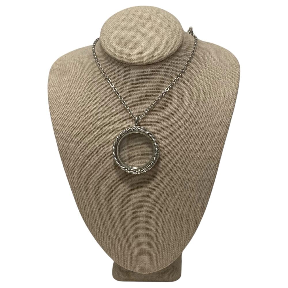 NEW Celebrity Cruise Effy Round Locket Pendant Necklace 20" Travel Memories